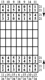 Den traditionellen Spiel Satz des Dominos. 